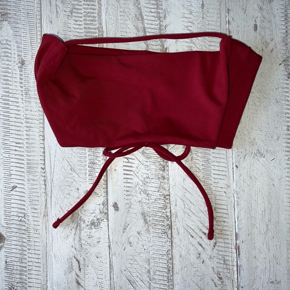 Live The Process Red Halter Top Size Large - Picture 4 of 6